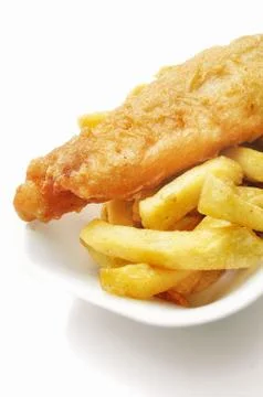 Fish and chips Stock Photos