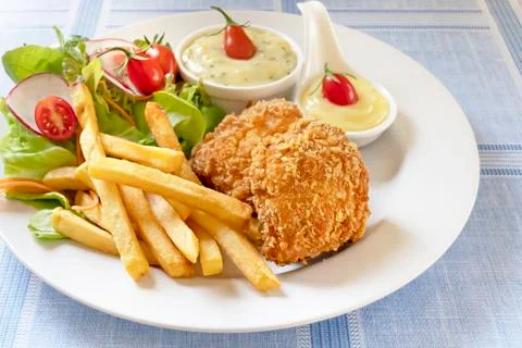 Fish and chips 스톡 사진