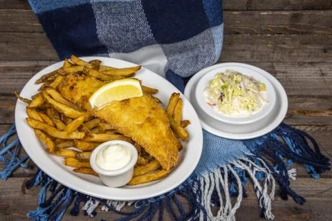 Fish and Chips 库存照片