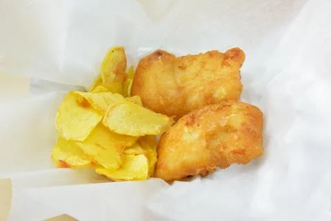 Fish and chips Foto stock