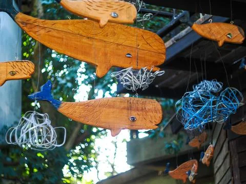 Fish and nautical elements symbol hanging souvenir Photos