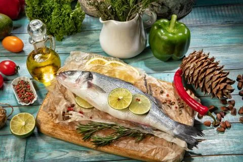 Fish And Oil Stock Photos
