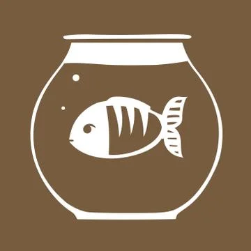Fish in aquarium Stock-Illustration