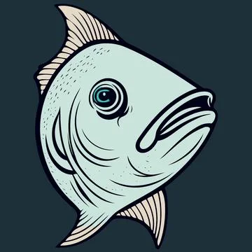 Fish aquatic animal Stock Illustration