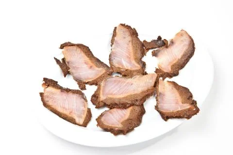 Fish bacon Foto stock