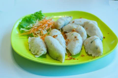 Fish balls with a sauce.. Stock Photos