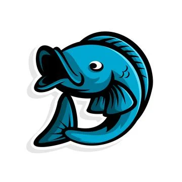 FISH BIG Stock Illustration