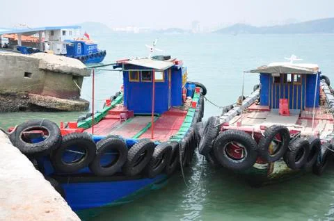 Fish boat Stock Photos