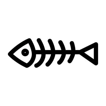 Fish bone Stock Illustration