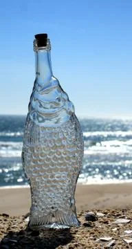 Fish bottle Foto stock