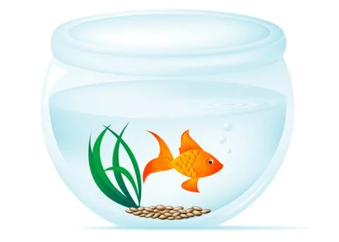 Fish Bowl Stockillustratie