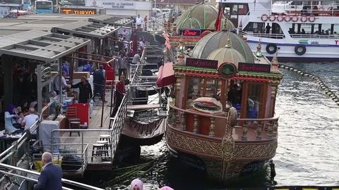 Fish Bread Boat Stock Footage 75979304