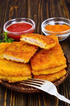 Fish Breaded Stock Photos