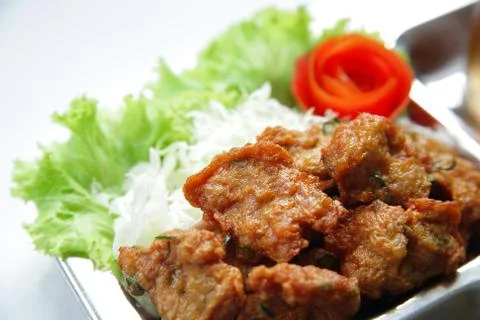 Fish cake Stock Photos