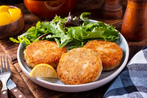 Fish Cakes Stock Photos