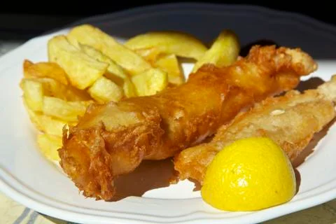 Fish &amp; Chips Stock Photos