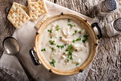 Fish Chowder Stock Photos