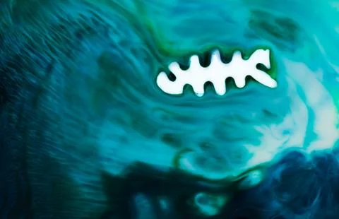 Fish color flow Stock Illustration