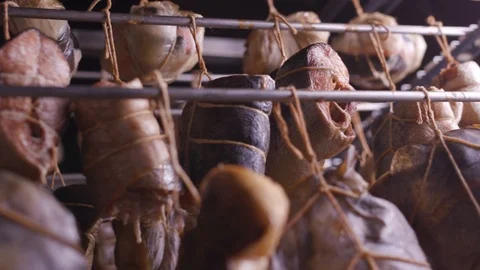 Fish cooked by hot cools after being made. Stock Footage 117825351