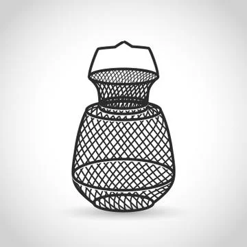 Fish corral icon Stock Illustration