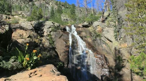 Fish Creek Falls-6 Stock Footage 10834669