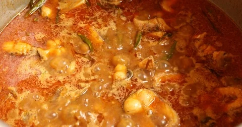 Fish curry Stock Footage 75965102