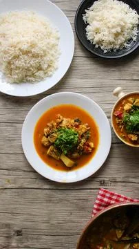 Fish curry Stock Photos