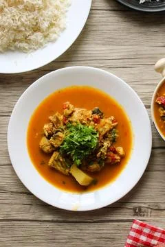 Fish curry Stock Photos