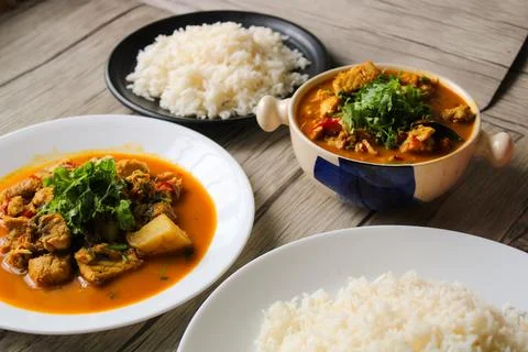 Fish curry Stock Photos