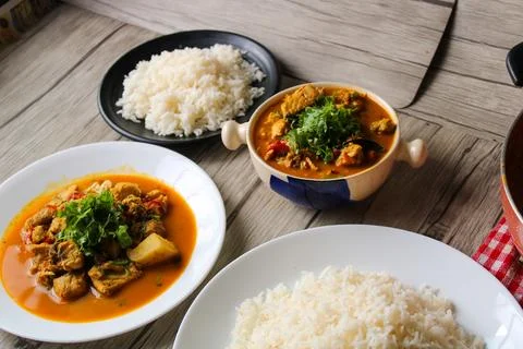 Fish curry Stock Photos