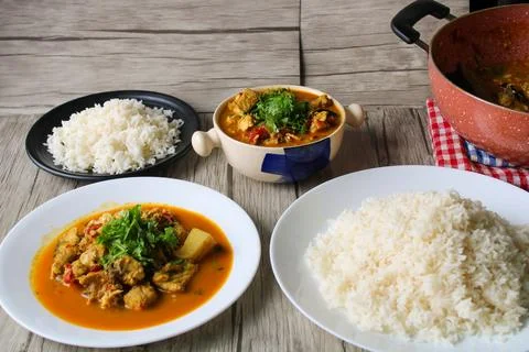 Fish curry Stock Photos