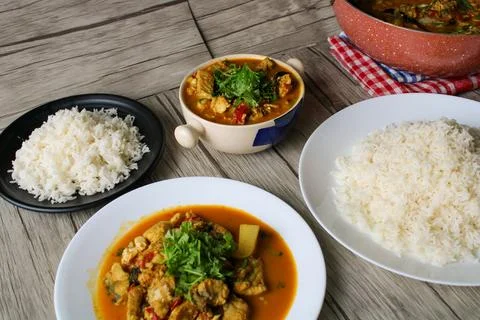 Fish curry Stock Photos