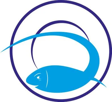 FISH IN THE CUSTOMER'S PLATE Stock Illustration