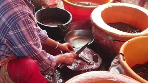 Fish cutting Stock Footage 236988105