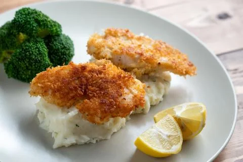 Fish dinner Stock Photos