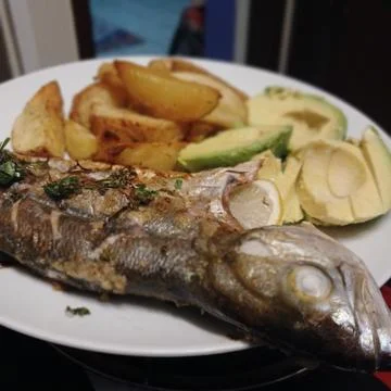 Fish Dinner Stock Photos