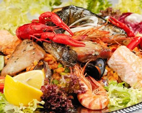 Fish dish Stock Photos