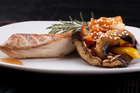 Fish dish Stock Photos