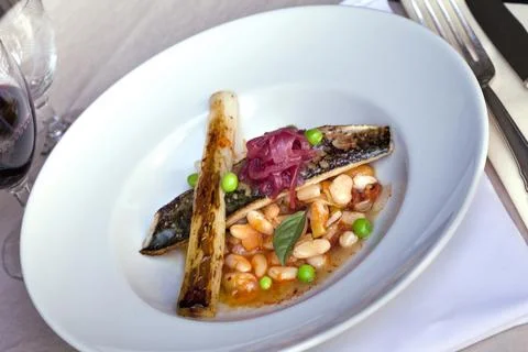 Fish dish Stock Photos