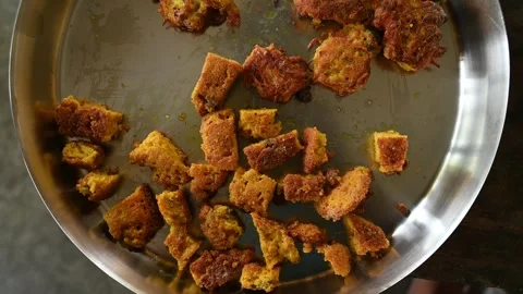 Fish Eggs Fry (roe) - Indian Food Stock-Footage 343399870