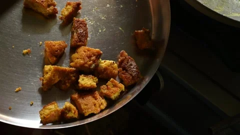 Fish Eggs Fry (roe) - Indian Food Stock Footage 343400729