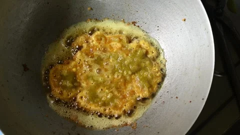 Fish Eggs Fry (roe) - Indian Food Video stock 343401741