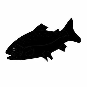 Fish element clip art healthy lean meat useful for food and diet concept ome Stock Illustration