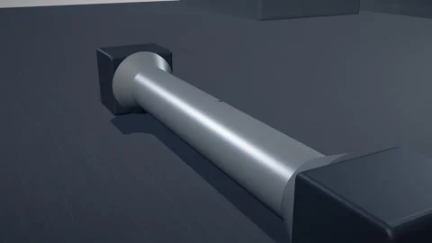 Fish eye crack reaching the surface of a steel bar from a subsurface inclusi Stock Footage 344646438