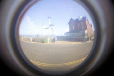 Fish eye effect Stock Photos