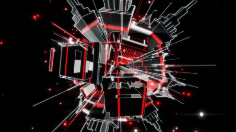 Fish Eye Metro Looping Animation Stock Footage 73425524