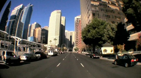Fish-eye Point-of-View Streets of San Francisco Stock Footage 634741