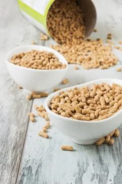 Fish feed Stock Photos