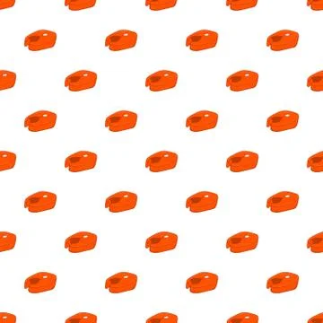 Fish fillet pattern, cartoon style Stockillustratie