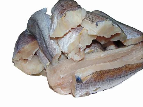 Fish fillets isolated on white background Stock-Fotos